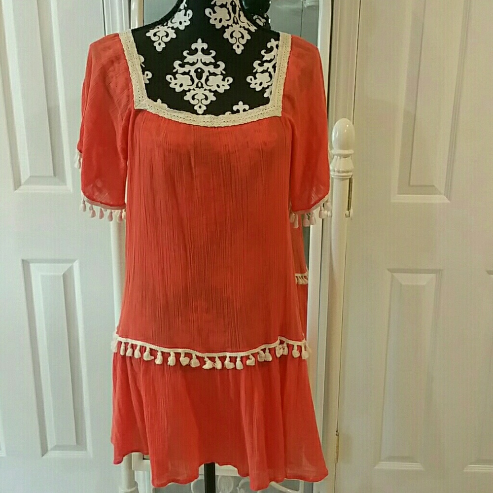 Ladies Umgee Orange Top
